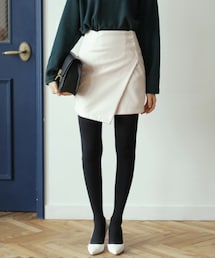 DHOLIC | ボタンフライアンバランスラップスカート(スカート)