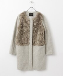 URBAN RESEARCH | ファー切替コート(ジャケット/アウター)