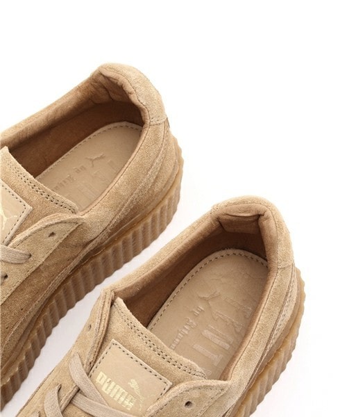 PUMA（プーマ）の「ウィメンズ プーマ スエード クリーパー PUMA SUEDE CREEPER 361005-03（スニーカー・レディース・ベージュ・25cm）」の7枚目の写真