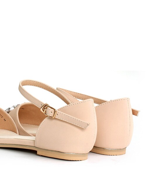 RANDA（ランダ）の「【2016SS新作】オルセービジューフラッツ/DS5087/S[0201]（シューズ・レディース・ピンク/カーキ/ブラック/ホワイト・SS/S/M/L/LL）」の7枚目の写真