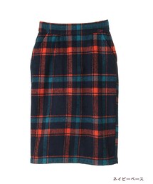 w closet | 起毛チェックタイトスカート(スカート)
