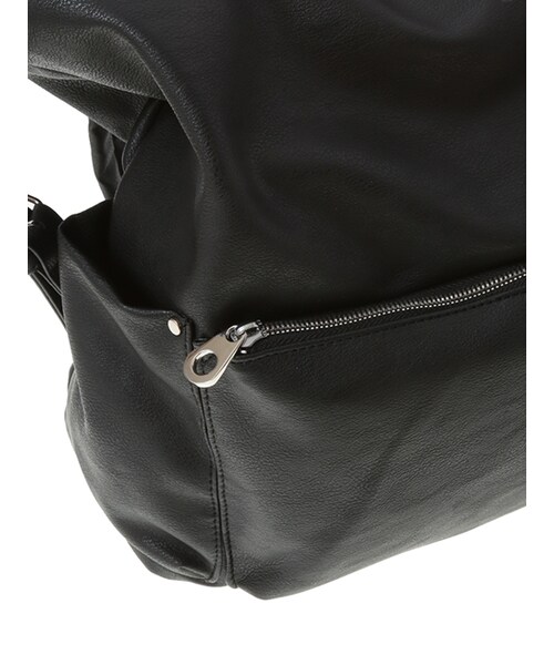 w closet（ダブルクローゼット）の「ダンディーンリュック（バッグ・レディース・レザーブラック/ナイロンブラック/カーキ・FREE）」の7枚目の写真
