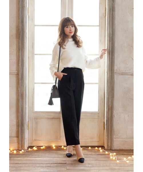 gracegift（グレースギフト）の「韓國時尚經典流蘇質感方包（バッグ・レディース・黑/銀灰・F）」の7枚目の写真