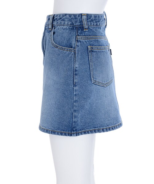 EVRIS（エヴリス）の「デニムハイウエストスカート（スカート・レディース・ホワイト/アイスブルー/インディゴ）」の8枚目の写真