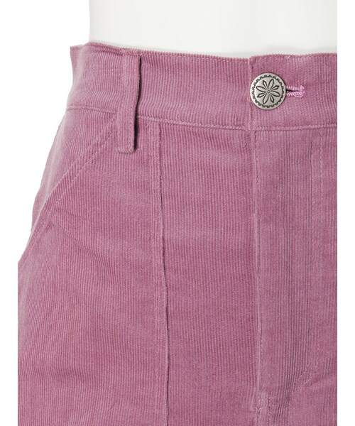 jouetie(ジュエティ)の「コンチョボタン台形スカート(スカート・レディース・ピンク/ブルー/カーキ/キャメル・M)」の8枚目の写真