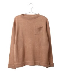 earth music&ecology | ボトルネックポケットゆるニットプルオーバー(トップス)