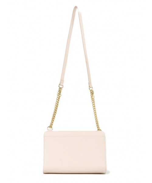 Honey Salon（ハニーサロン）の「リボンスマホミニバッグ（バッグ・レディース・アイボリー/ライトピンク/ブラック・Free）」の4枚目の写真