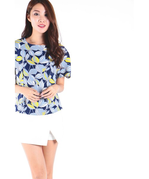 Dressabelle（-）の「Floral Printed Sleeve Top（その他）」 - WEAR