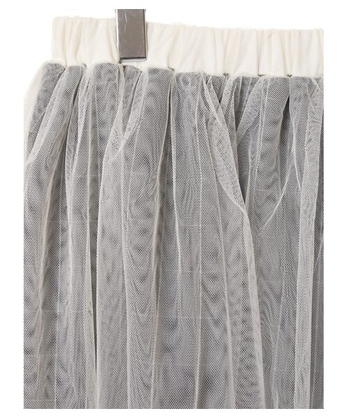 earth music&ecology（アースミュージックアンドエコロジー）の「【Special Price】チェックチュールスカート（スカート・グレー/ブラック・F）」の7枚目の写真