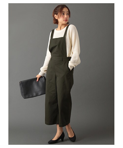 SEVENDAYS=SUNDAY(セブンデイズサンデイ)の「・T/Cツイル起毛サロペット(オールインワン・サロペット・ベージュ/カーキ/ネイビー・M/L)」の7枚目の写真