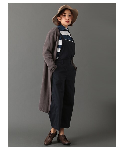 SEVENDAYS=SUNDAY(セブンデイズサンデイ)の「・T/Cツイル起毛サロペット(オールインワン・サロペット・ベージュ/カーキ/ネイビー・M/L)」の6枚目の写真