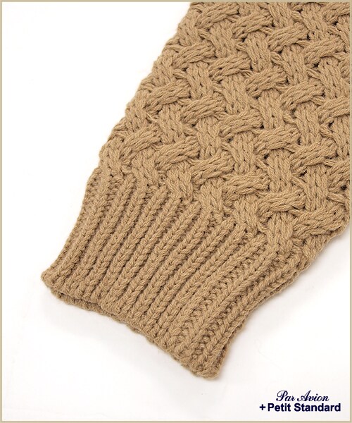 paravion（パラビオン）の「パッチワーク柄ニットワンピース（ワンピース/ドレス・レディース・グレー/キャメル・ワンサイズ）」の6枚目の写真