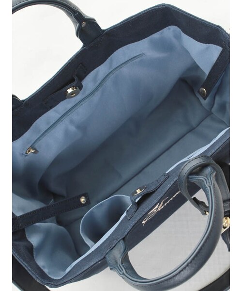 31 Sons de mode（トランテアン　ソン　ドゥ　モード）の「７DAYSBAG（バッグ・レディース・ネイビー/オフホワイト/キャメル/ラベンダー/ピンク/サックスブルー・フリー）」の19枚目の写真