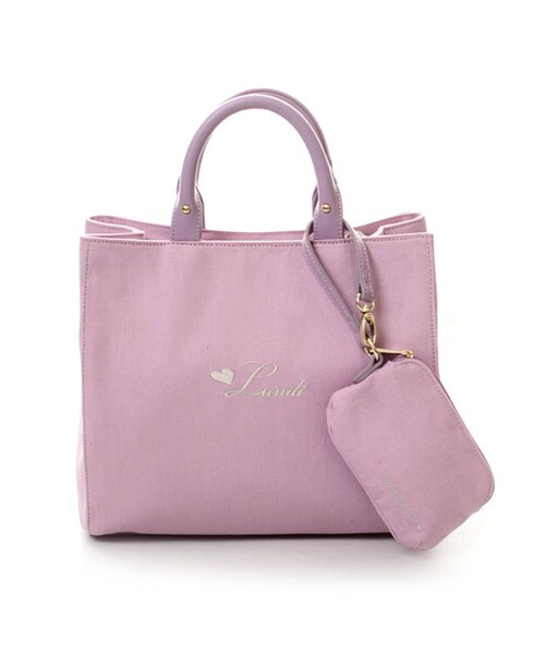 31 Sons de mode（トランテアン　ソン　ドゥ　モード）の「７DAYSBAG（バッグ・レディース・ネイビー/オフホワイト/キャメル/ラベンダー/ピンク/サックスブルー・フリー）」の4枚目の写真