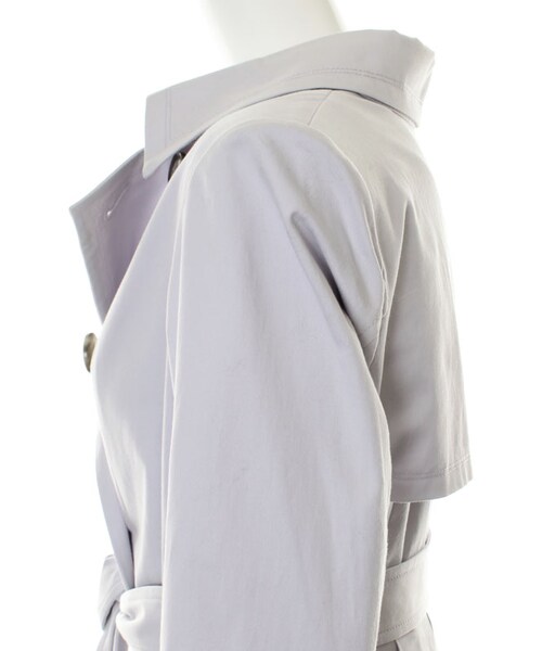 31 Sons de mode（トランテアン　ソン　ドゥ　モード）の「ベルト付フレアートレンチコート（ジャケット/アウター・レディース・ラベンダー/ピンク/ベージュ・36/38）」の13枚目の写真