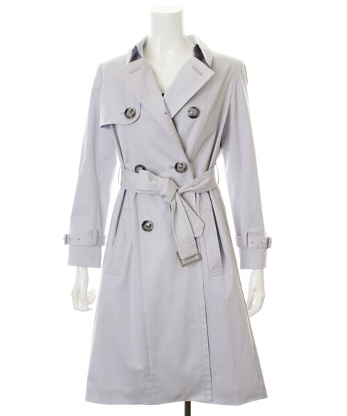 31 Sons de mode（トランテアン　ソン　ドゥ　モード）の「ベルト付フレアートレンチコート（ジャケット/アウター・レディース・ラベンダー/ピンク/ベージュ・36/38）」の2枚目の写真