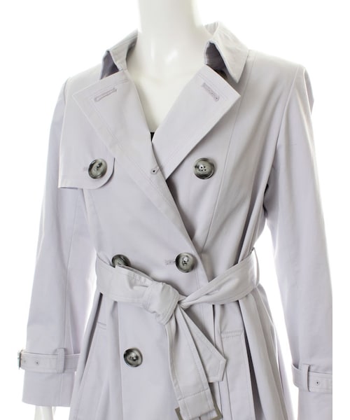 31 Sons de mode（トランテアン　ソン　ドゥ　モード）の「ベルト付フレアートレンチコート（ジャケット/アウター・レディース・ラベンダー/ピンク/ベージュ・36/38）」の9枚目の写真