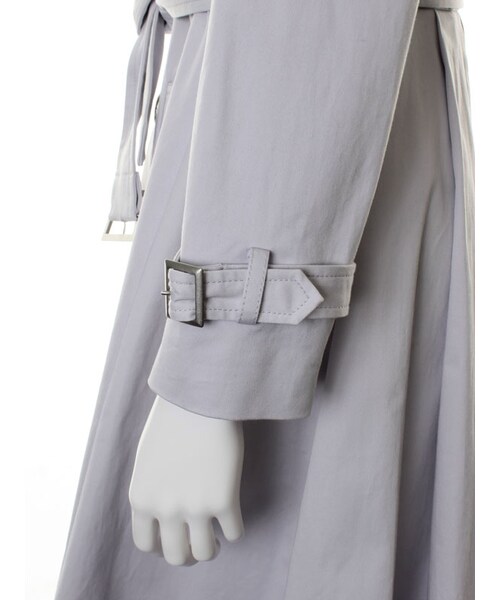 31 Sons de mode（トランテアン　ソン　ドゥ　モード）の「ベルト付フレアートレンチコート（ジャケット/アウター・レディース・ラベンダー/ピンク/ベージュ・36/38）」の14枚目の写真