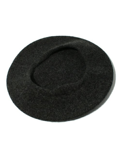 FREDY&GLOSTER（フレディアンドグロスター）の「SCARA ウールベレー帽（ハンチング/ベレー帽・レディース・ブラック/チャコールグレー/ベージュ/レッド・FREE）」の7枚目の写真