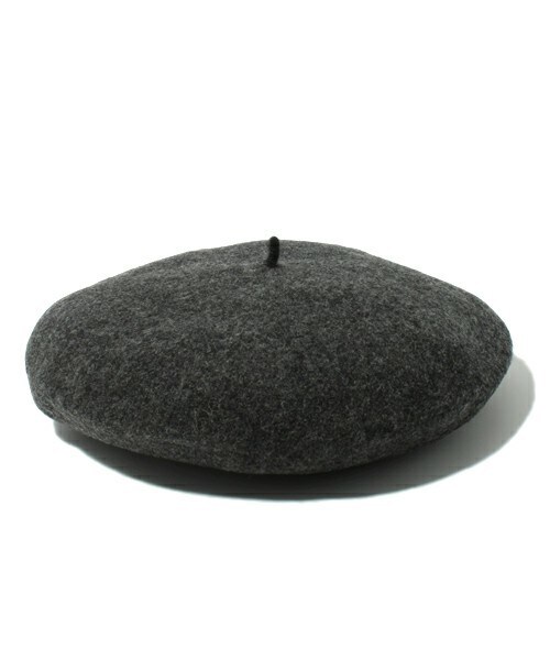 FREDY&GLOSTER（フレディアンドグロスター）の「SCARA ウールベレー帽（ハンチング/ベレー帽・レディース・ブラック/チャコールグレー/ベージュ/レッド・FREE）」の3枚目の写真