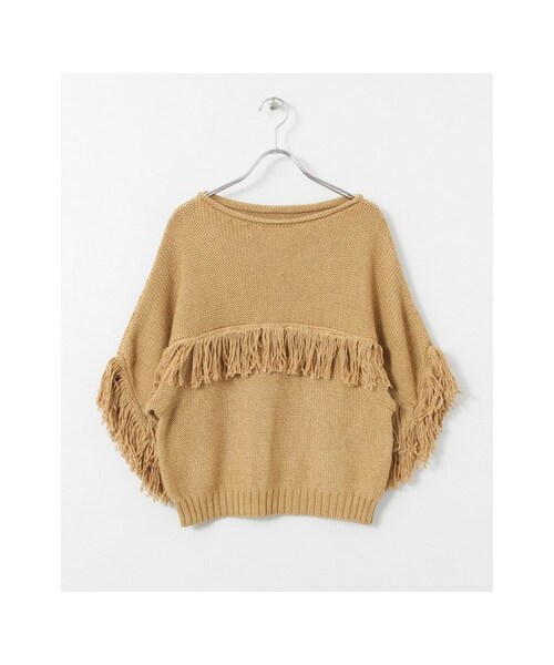 KBF - KBF♡ドルマンニット KBF（ケイビーエフ）の「フリンジドルマンニット（）」 - WEAR