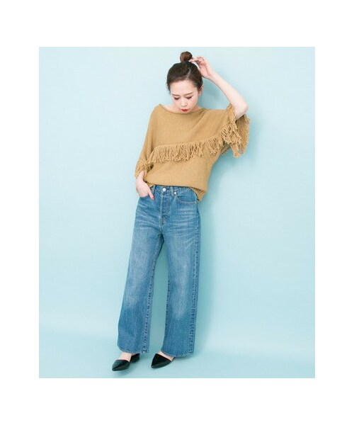 KBF - KBF♡ドルマンニット KBF（ケイビーエフ）の「フリンジドルマンニット（）」 - WEAR