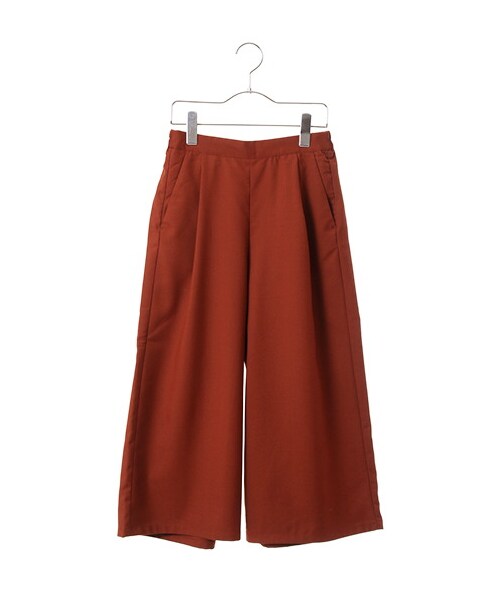 earth music&ecology（アースミュージックアンドエコロジー）の「【Special Price】ガウチョパンツ（パンツ・ブラック/オレンジ/キャメル/カーキ・F）」の4枚目の写真