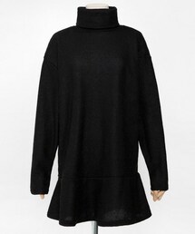 DHOLIC | フレアヘムタートルネックミニワンピース(ワンピース)