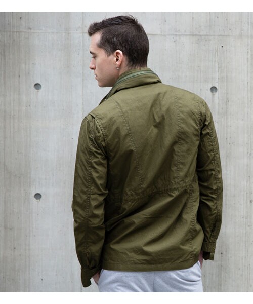 HAMNETT（ハムネット）の「【HAMNETT】 M-65 LIGHTJACKET（ジャケット/アウター・メンズ・ネイビー/カーキ・M/L/XL）」の3枚目の写真