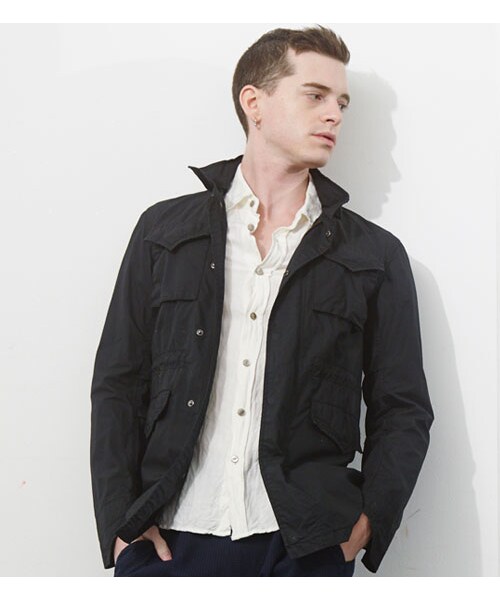 HAMNETT（ハムネット）の「【HAMNETT】 M-65 LIGHTJACKET（ジャケット/アウター・メンズ・ネイビー/カーキ・M/L/XL）」の2枚目の写真