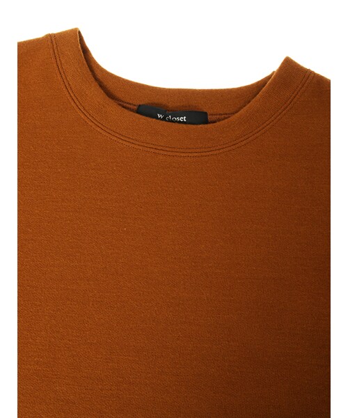 w closet（ダブルクローゼット）の「ニットソースリット入りチュニック（その他・レディース・キャメル/ボルドー/チャコール・FREE）」の7枚目の写真