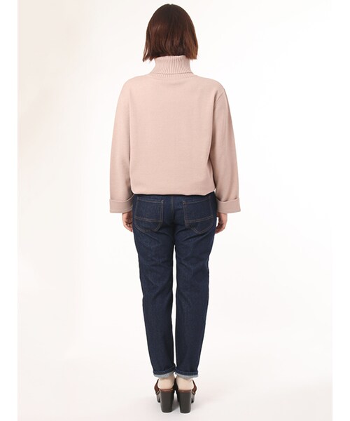 w closet（ダブルクローゼット）の「ストレートデニムパンツ（パンツ・レディース・ブルー/ネイビー・FREE）」の5枚目の写真