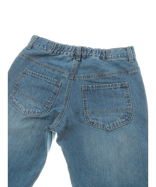 w closet（ダブルクローゼット）の「ストレートデニムパンツ（パンツ・レディース・ブルー/ネイビー・FREE）」の10枚目の写真