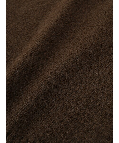 w closet（ダブルクローゼット）の「ブークレニットワンピース（ワンピース/ドレス・レディース・オフホワイト/グレー/カーキ・FREE）」の10枚目の写真