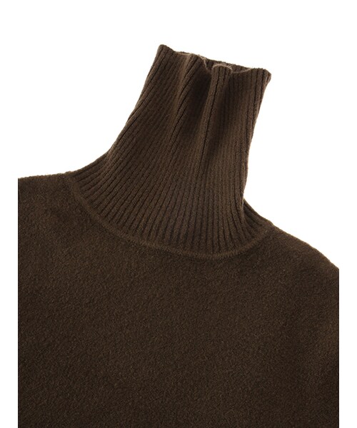 w closet（ダブルクローゼット）の「ブークレニットワンピース（ワンピース/ドレス・レディース・オフホワイト/グレー/カーキ・FREE）」の7枚目の写真