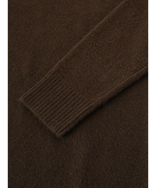 w closet（ダブルクローゼット）の「ブークレニットワンピース（ワンピース/ドレス・レディース・オフホワイト/グレー/カーキ・FREE）」の8枚目の写真