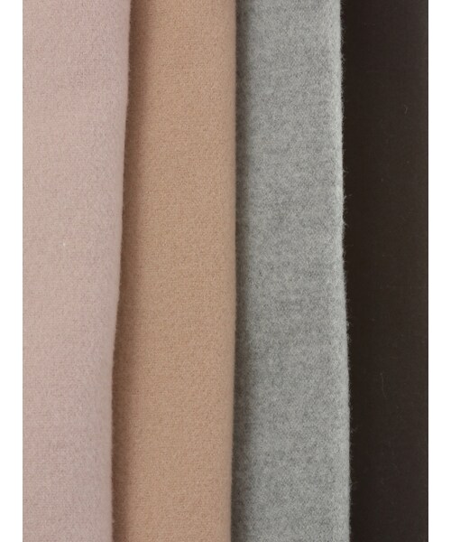 w closet（ダブルクローゼット）の「フェイクウールチェスターコート（ジャケット/アウター・レディース・ピンクベージュ/キャメル/グレー/ブラック・FREE）」の12枚目の写真