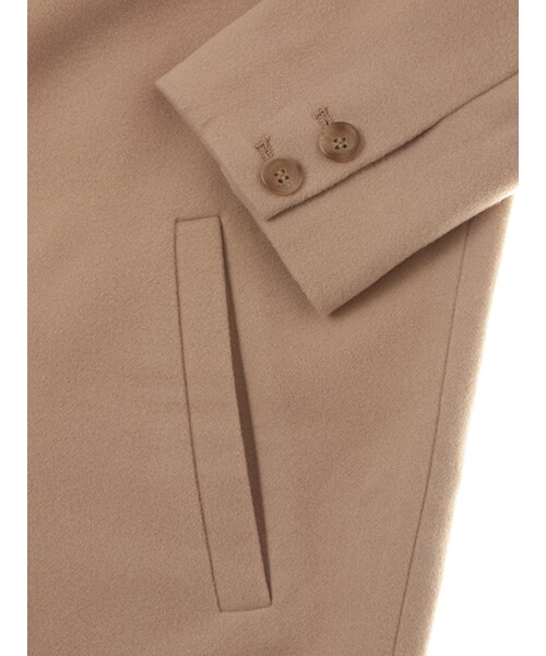 w closet（ダブルクローゼット）の「フェイクウールチェスターコート（ジャケット/アウター・レディース・ピンクベージュ/キャメル/グレー/ブラック・FREE）」の9枚目の写真