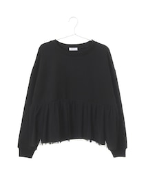 E hyphen world gallery Bon Bon | Tulle Flare Tops(トップス)