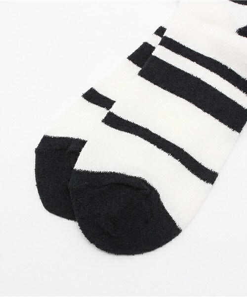 glory crew(グローリークルー)の「ブークレボーダー柄ソックス【サイズフリー:25.0cm~27.0cm】(ソックス/靴下・メンズ・ブラック/グレー・FREE)」の5枚目の写真