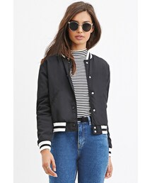 FOREVER 21 | バーシティストライプスタジャン(ジャケット/アウター)