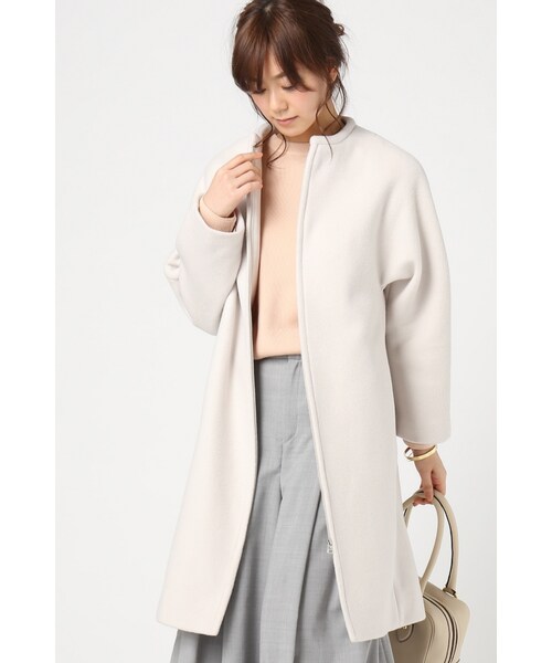 IENA（イエナ）の「ビーバーフォルム ノーカラーコート◇（）」 - WEAR 