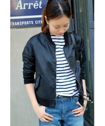 SLOBE IENA | 《追加》フライトクロス MA-1ブルゾン◆(ジャケット/アウター)