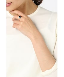 スピックアンドスパン　Lilas K10 スクエアアメジストダイヤモチーフピアス スピックアンドスパン Lilas K10 スクエアアメジストダイヤ