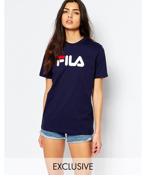 Fila Oversized Boyfriend T-Shirt With 