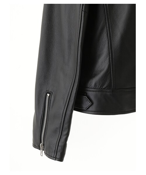 KiwaSylphy(キワシルフィー)の「goat leather rider's BZ(ジャケット/アウター・ブラック・F)」の6枚目の写真