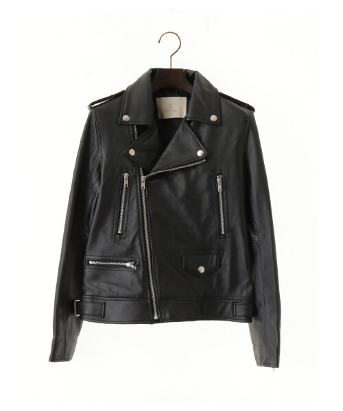 KiwaSylphy(キワシルフィー)の「goat leather rider's BZ(ジャケット/アウター・ブラック・F)」の2枚目の写真