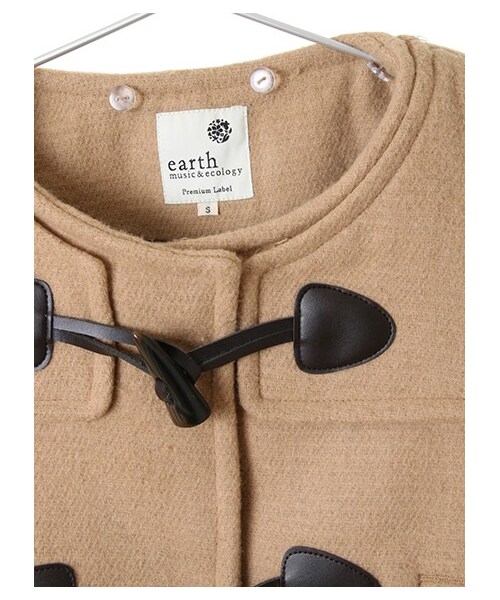 earth music&ecology（アースミュージックアンドエコロジー）の「【Special Price】＜WEB限定大きな・小さなサイズ＞2Wayロングダッフルコート（ジャケット/アウター・杢グレー/キャメル/ネイビー・L）」の13枚目の写真