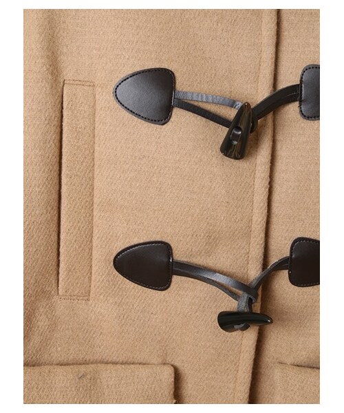 earth music&ecology（アースミュージックアンドエコロジー）の「【Special Price】＜WEB限定大きな・小さなサイズ＞2Wayロングダッフルコート（ジャケット/アウター・杢グレー/キャメル/ネイビー・L）」の11枚目の写真