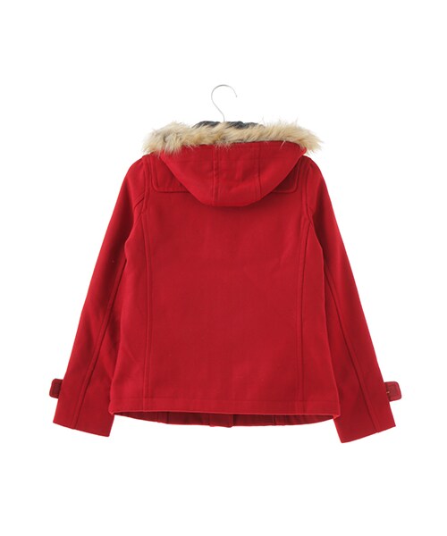 earth music&ecology(アースミュージックアンドエコロジー)の「【Special Price】<もっと大きなサイズ>フルフルダッフルコート(ジャケット/アウター・オフホワイト/ピンク/レッド/キャメル/グリーン/ネイビー・13/17/21)」の8枚目の写真